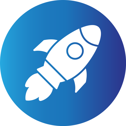 Spaceship Generic Blue icon