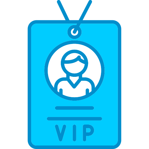 pase vip Generic Blue icono