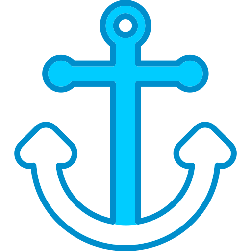 アンカー Generic Blue icon