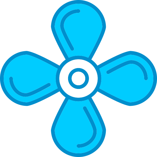 プロペラ Generic Blue icon