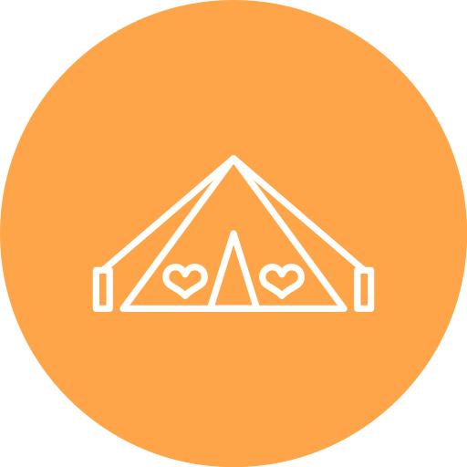 tent Generic Flat icoon