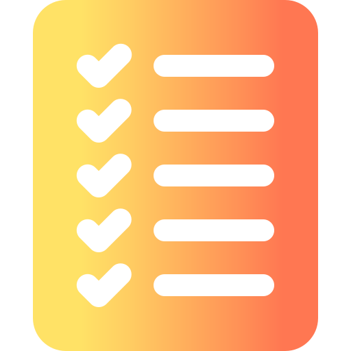 checkliste Generic Flat Gradient icon