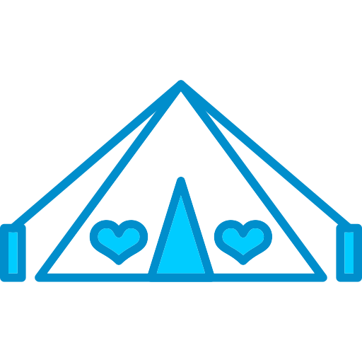 Tent Generic Blue icon