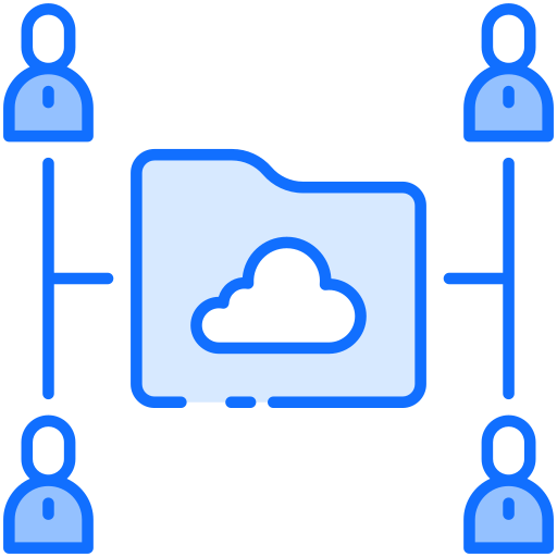 gerenciamento de projetos Generic Blue Ícone