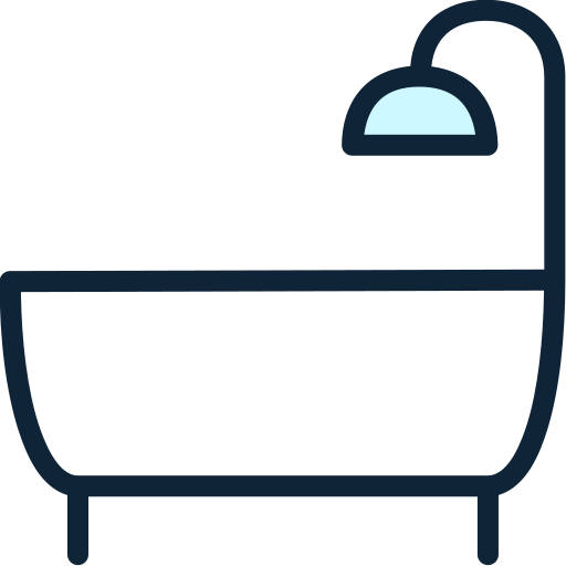 badkuip Generic Fill & Lineal icoon