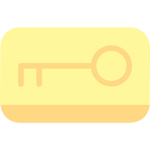 karta klucz Generic Flat ikona
