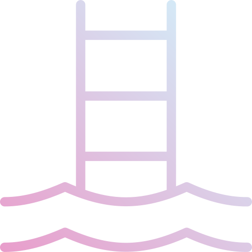 Плавательный бассейн Gradient circular Gradient иконка