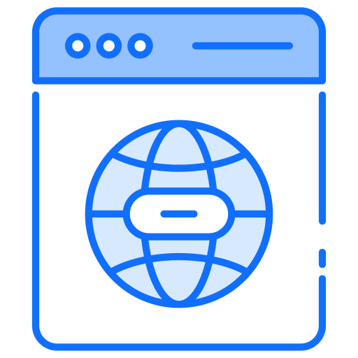 web Generic Blue icono