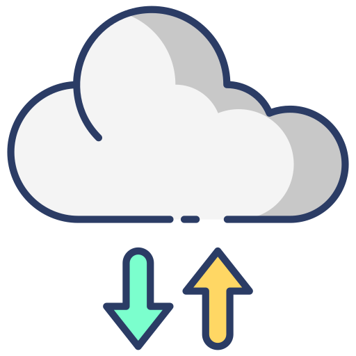 sincronización en la nube Generic Outline Color icono