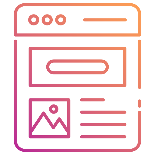 strona internetowa Generic Gradient ikona