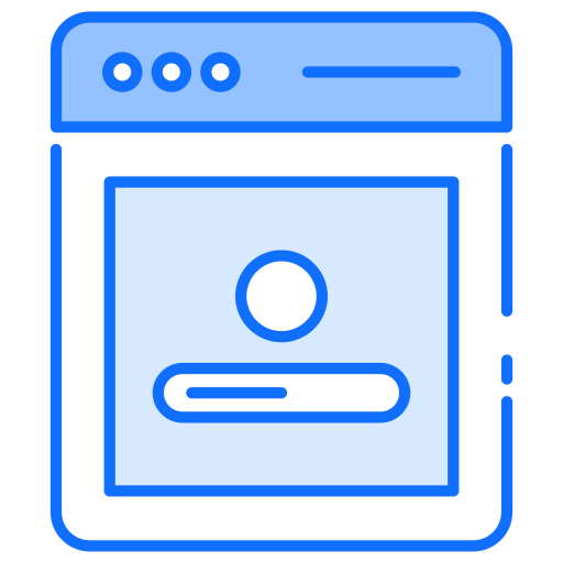zoekmachine Generic Blue icoon