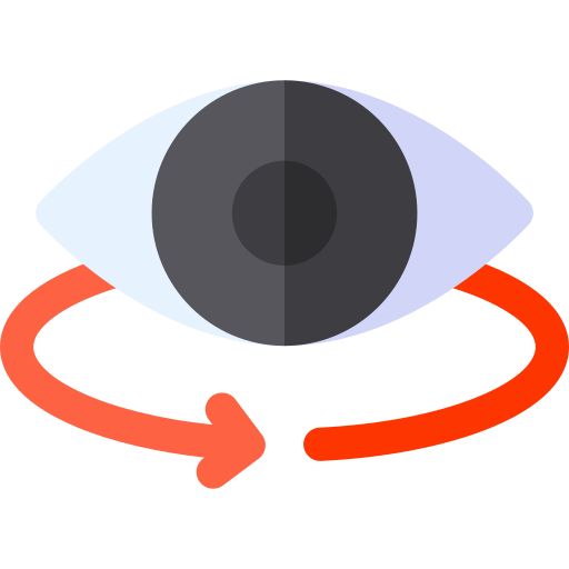 360-grad-ansicht Basic Rounded Flat icon