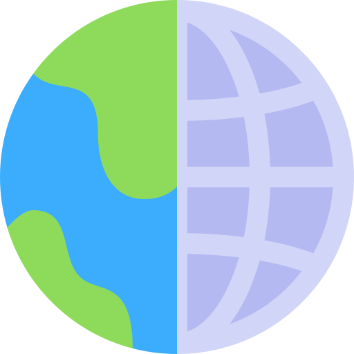virtuelle welt Basic Rounded Flat icon