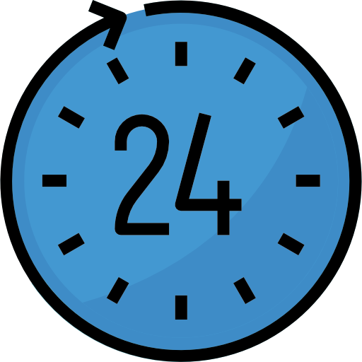 24 godziny Aphiradee (monkik) Lineal Color ikona