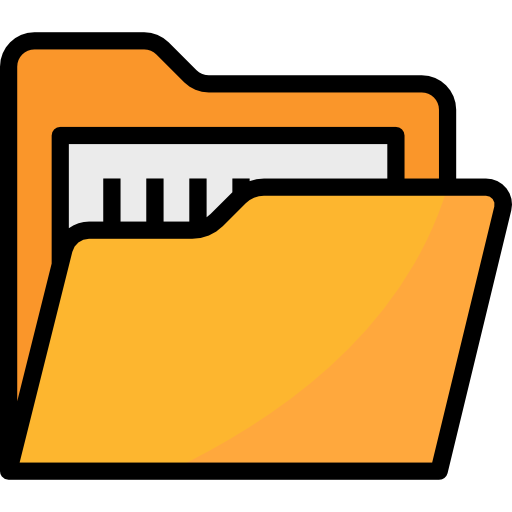 Folder Aphiradee (monkik) Lineal Color icon