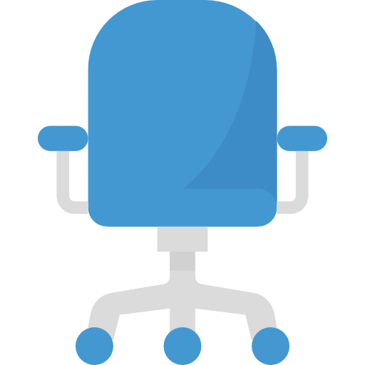 chaise de bureau Aphiradee (monkik) Flat Icône