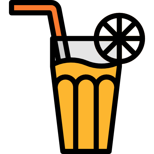 orangensaft Aphiradee (monkik) Lineal Color icon