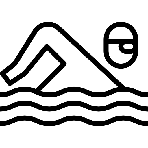 Пловец Aphiradee (monkik) Lineal иконка
