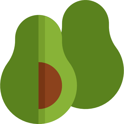 avocado Aphiradee (monkik) Flat icona