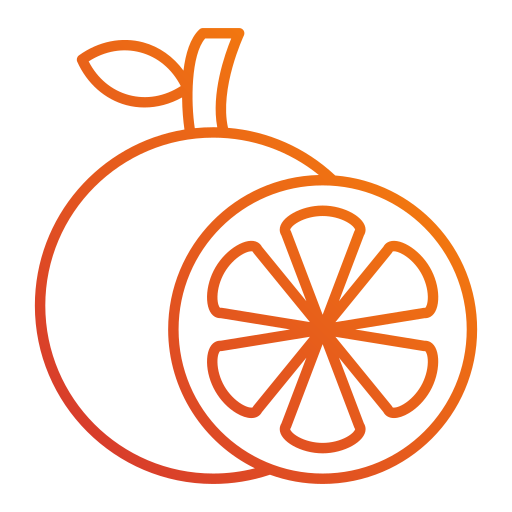 Апельсин Generic Gradient иконка