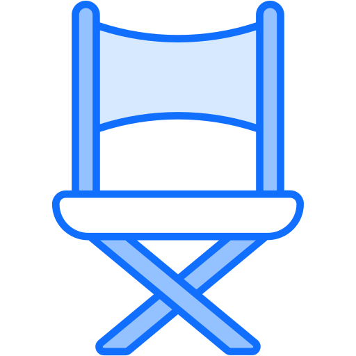 directeur stoel Generic Blue icoon