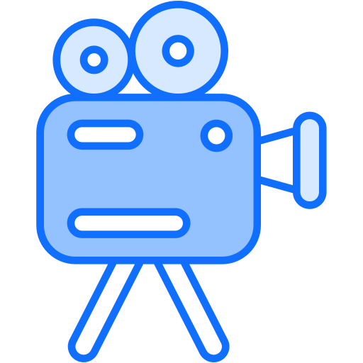 film camera Generic Blue icoon
