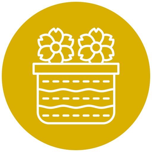 Flower basket Generic Flat icon