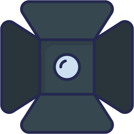 스포트라이트 Generic Outline Color icon