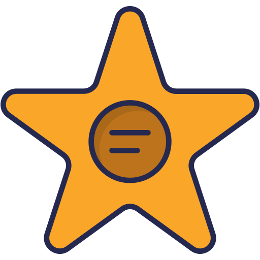 Walk of fame Generic Outline Color icon