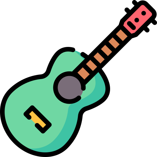 ukulele Special Lineal color ikona