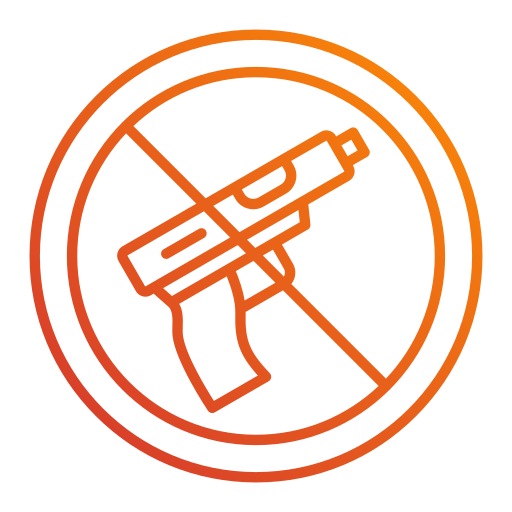 No weapons Generic Gradient icon