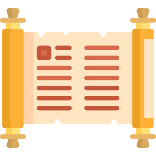 Ancient scroll Special Flat icon