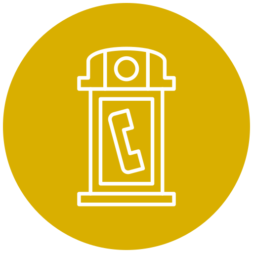 cabina telefónica Generic Flat icono