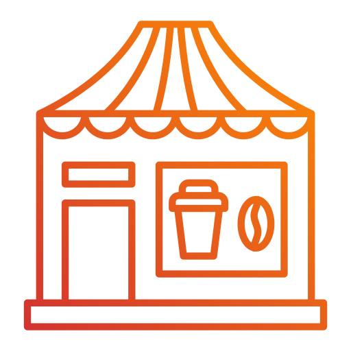 Кофейный магазин Generic Gradient иконка