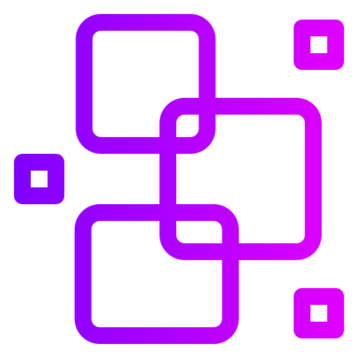 forma abstracta Generic Gradient icono