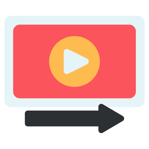 Мобильное видео Generic Flat иконка