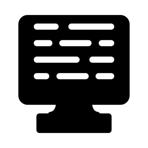 programmation Generic Glyph Icône