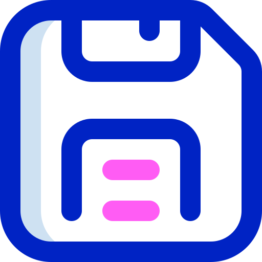 floppy disk Super Basic Orbit Color icona