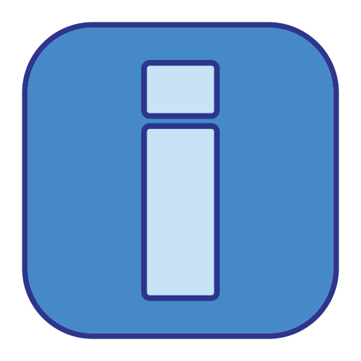 litera i Generic Blue ikona