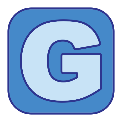 letra g Generic Blue icono