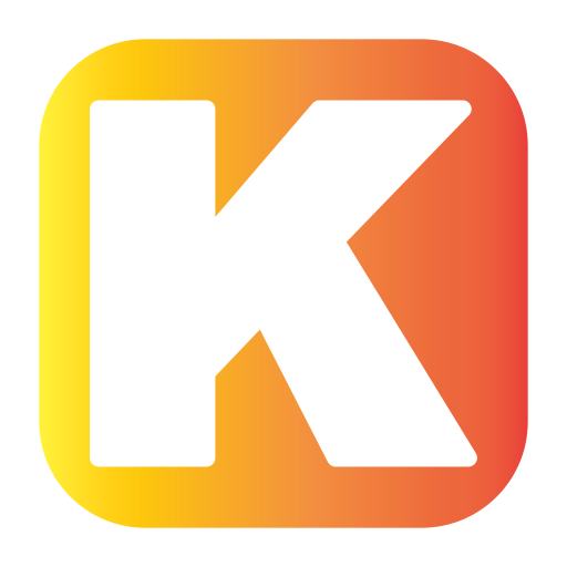 Letter k Generic Flat Gradient icon