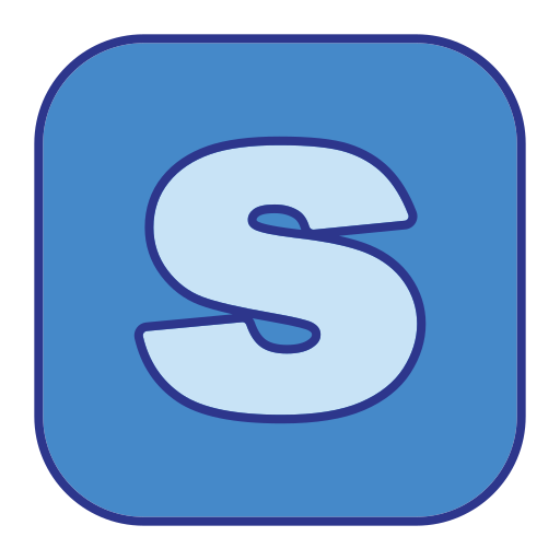 Letter s Generic Blue icon