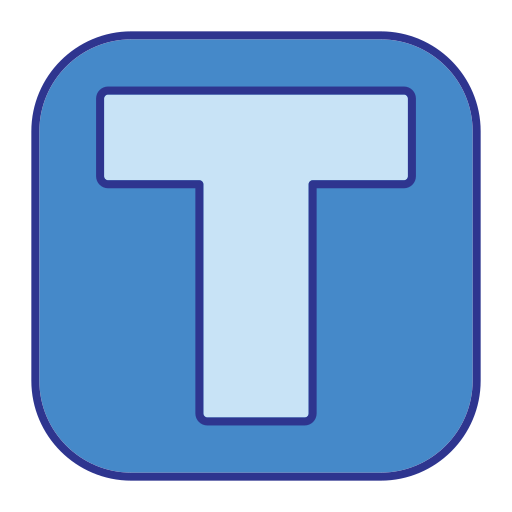 文字t Generic Blue icon