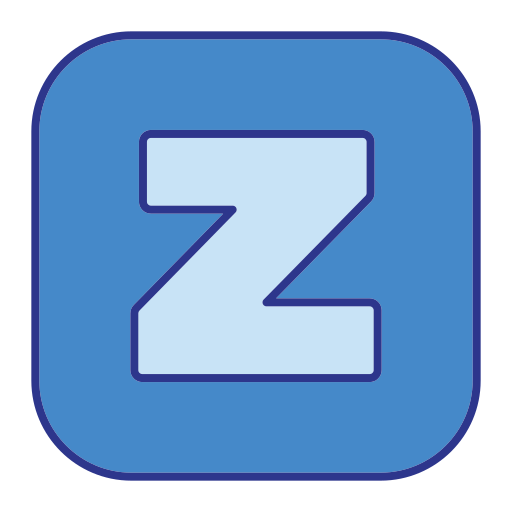 letra z Generic Blue icono