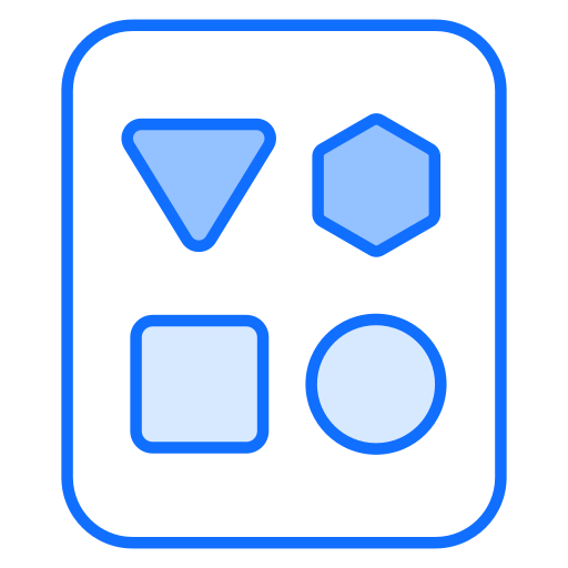 vormen Generic Blue icoon