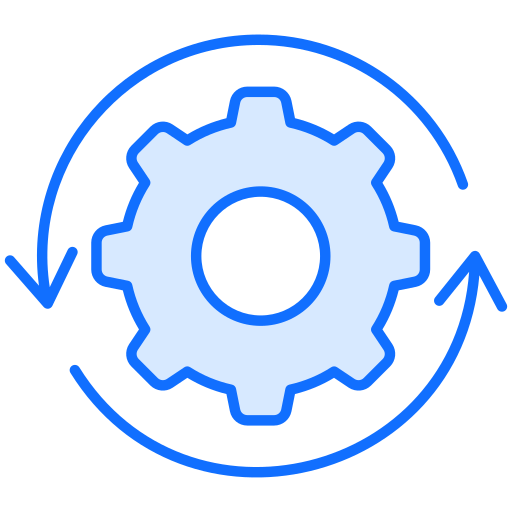 処理 Generic Blue icon