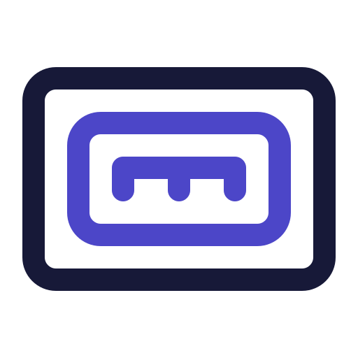 Usb port Generic Outline Color icon