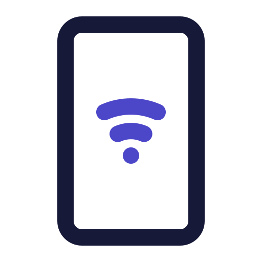 wifi Generic Outline Color icona