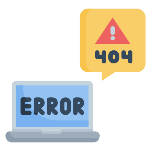 Error 404 Generic Flat icon