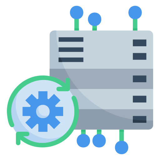 gestión de base de datos Generic Flat icono